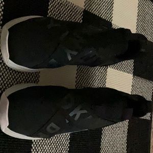 Black DKNY sneakers